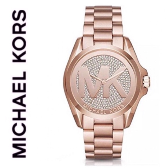 Michael Kors Accessories - LAST 1 ⭐️ NWT MK rose Gold Tone crystal dial watch
